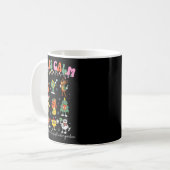 All Is Calm Kindergarten Teacher Christmas Teach M Kaffeetasse (Vorderseite Links)