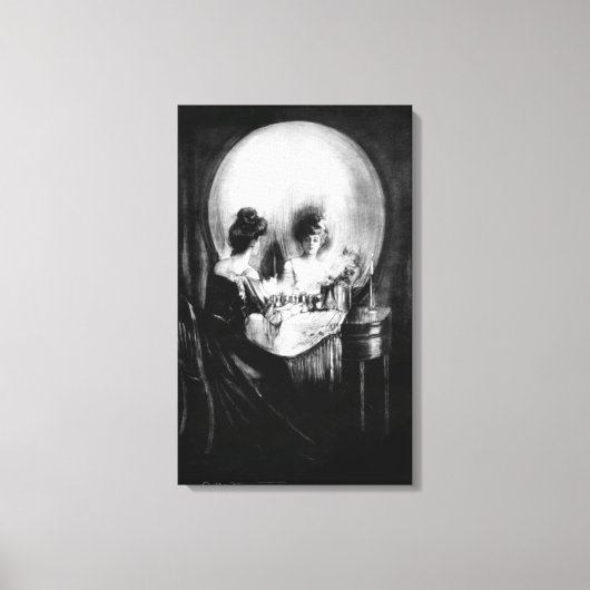 "All is Vanity" von C. Allan Gilbert Leinwanddruck (Vorderseite)