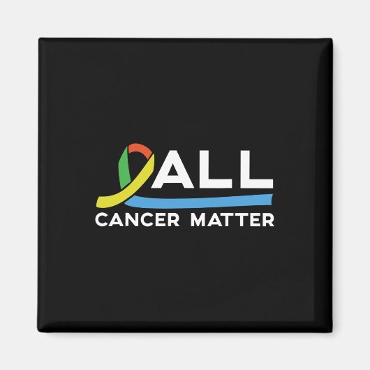 All Krebs Problem Weltkrebstag 1 Magnet (Vorne)