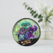 All Mad Here Cat Einladung (Stehend Vorderseite)