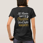 All Mama Wants Silent Nights Shirt (Rückseite)