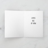 **ALL ME LIEBEN ALLE VON IHNEN** LIEBE KARTE (Innenseite)