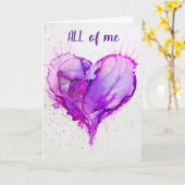 **ALL ME LIEBEN ALLE VON IHNEN** LIEBE KARTE (Gelbe Blume)