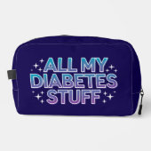 All meine Diabetes-Sachen Waschbeutel (Vorderseite)