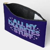 All meine Diabetes-Sachen Zubehörtasche (Offen)