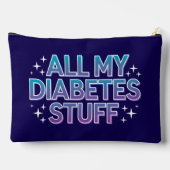 All meine Diabetes-Sachen Zubehörtasche (Rückseite)