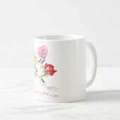 All meine Liebe zu dir bringend Kaffeetasse (VorderseiteRechts)