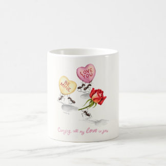 All meine Liebe zu dir bringend Kaffeetasse