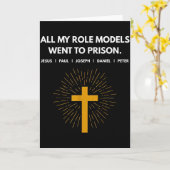 All meine Vorbilder sind ins Gefängnis gegangen Je Karte (Gelbe Blume)