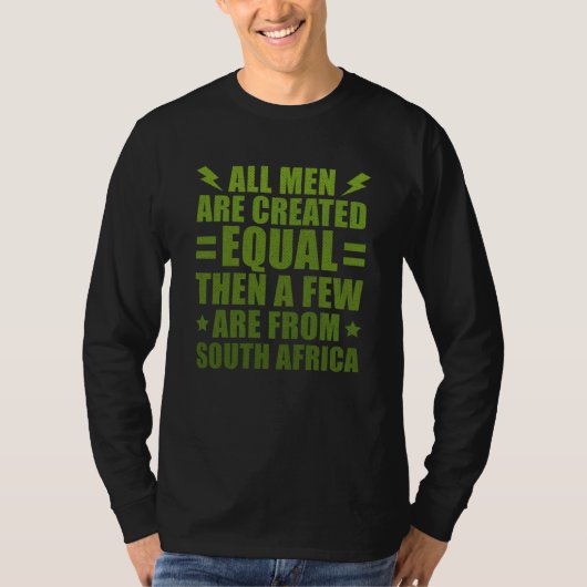 All Men Are Created Equal Armenian Hayq Humor Arme T-Shirt (Vorderseite)