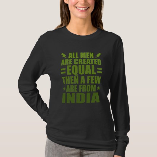 All Men Are Created Equal Moroccan Humor Morocco T-Shirt (Vorderseite)