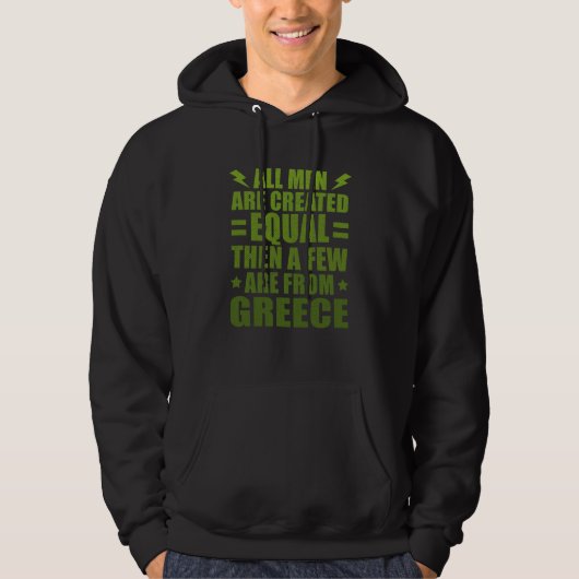 All Men Are Created Equal Panamanian Humor Panama Hoodie (Vorderseite)
