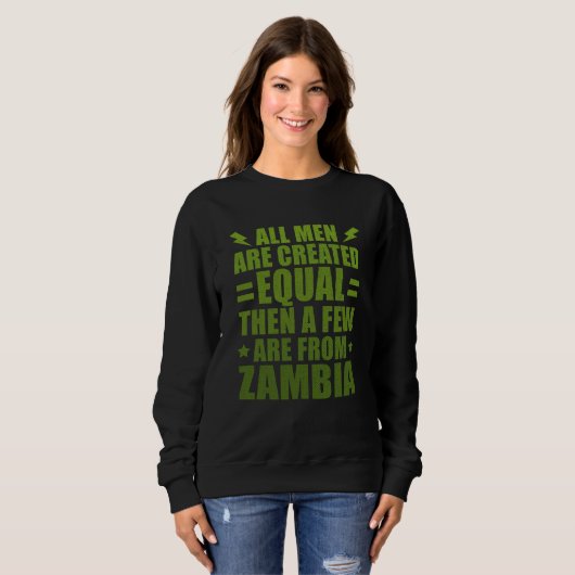 All Men Are Created Equal Peruvian Humor Peru Sweatshirt (Vorne ganz)