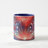 All Men Are Created Graphics Fireworks Clouds Tasse (Zentrum)