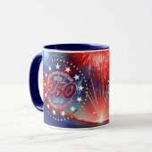 All Men Are Created Graphics Fireworks Clouds Tasse (Vorderseite Links)
