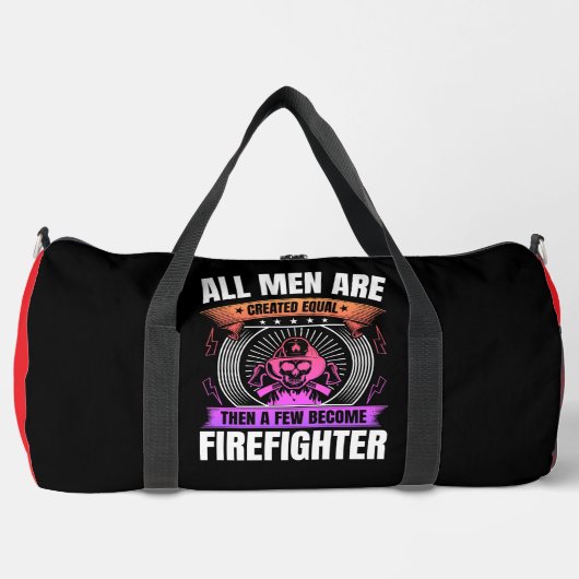 All Men Created Equal Firefighter Duffle Bag (Vorderseite)