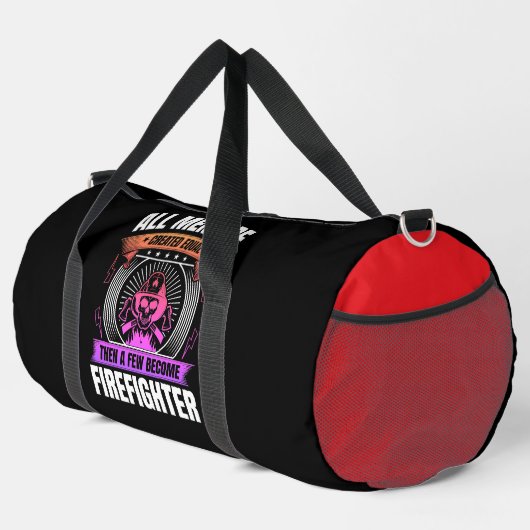 All Men Created Equal Firefighter Duffle Bag (Rechte Ecke)