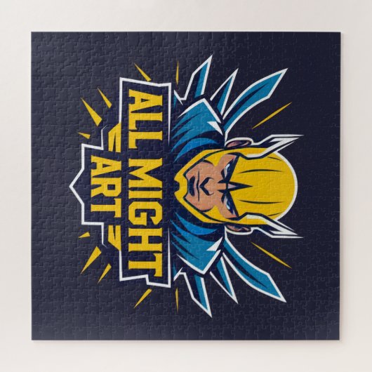 All Might Art Hero Puzzle (Horizontal)