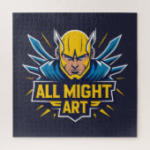 All Might Art Hero Puzzle (Vertikal)