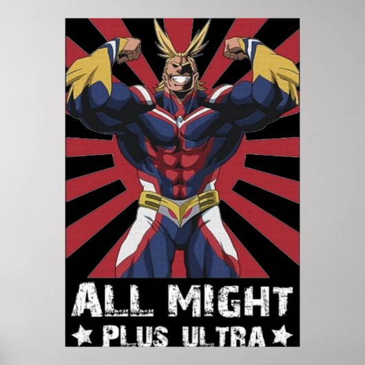 ALL MIGHT PLUS ULTRA POSTER (Vorne)