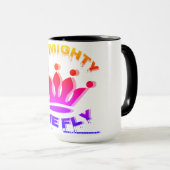 All Mighty She Fly Coffee Cup mehrfarbiges Design Tasse (VorderseiteRechts)