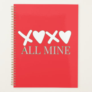ALL MINE XOXO Valentine Shirt - Minimal Love Desig Planer