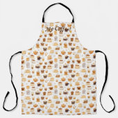 All My Coffee Patchwork Quilt Muster No8 Schürze (Vorderseite)
