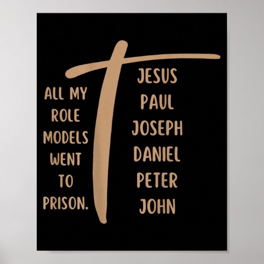 All My Role Models Went To Prison - Jesus ...(on B Poster (Vorne)
