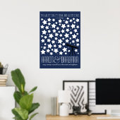 All My Stars Custom Wedding Guestbook Poster 20x28 (Heimbüro)