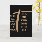 All My Vorbilder kamen ins Gefängnis - Jesus ...(a Karte (Gelbe Blume)