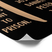 All My Vorbilder Sind Ins Gefängnis Gegangen - Jes Poster (Ecke)