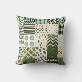 All Nature Green Cheat Quilt Muster 2025 Kissen