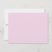  All-Occasion Name Pink and White Marbled Ink Flat Mitteilungskarte (Rückseite)