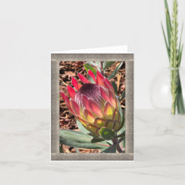 All-Occasion Note Card mit schönem Protea