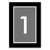 All-Occasion-Tischnummer-Karte auswählen Tischnummer (Vorderseite)