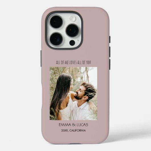 All of Me Loves All of You Custom Photo Collage Case-Mate iPhone Hülle (Rückseite)