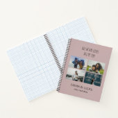 All of Me Loves All of You Custom Photo Collage Notizblock (Innenseite)