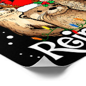 All Of The Otter Reindeer Christmas Otters Santa X Poster (Ecke)