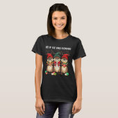 All Of The Otter Reindeer Christmas Otters Santa X T-Shirt (Vorne ganz)