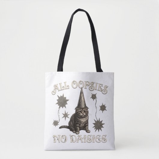 All Oopsies No Daisies Lustig Tasche (Vorderseite)