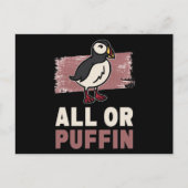All Or Puffin Puffin Postkarte (Vorderseite)