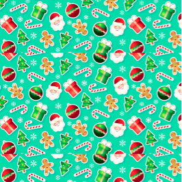 All-over-Holiday-Print-Schürze, mittlere Schürze