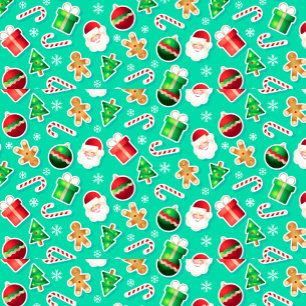 All-over-Holiday-Print-Schürze, mittlere Schürze
