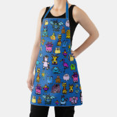 All-Over Print Apron - Blue (Adult) Schürze (InSitu)