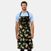All-Over Print Apron Bon appétit con Calabaza Schürze (Getragen)