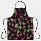 All-Over Print Apron Bon Appétit con rábano Schürze (Vorderseite)