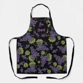 All-Over Print Apron Bon Appétit con Uvas Schürze (Vorderseite)
