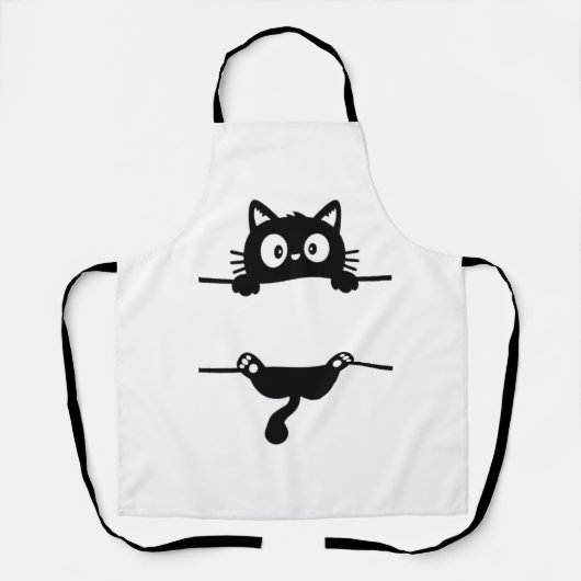 All-Over Print Apron ,cute cat design Schürze (Vorderseite)