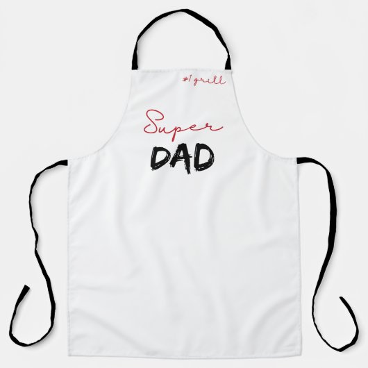 All-Over Print Apron for Dad Schürze (Vorderseite)
