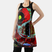 All-Over Print Apron - Frequency Serpent Abstract Schürze (InSitu)